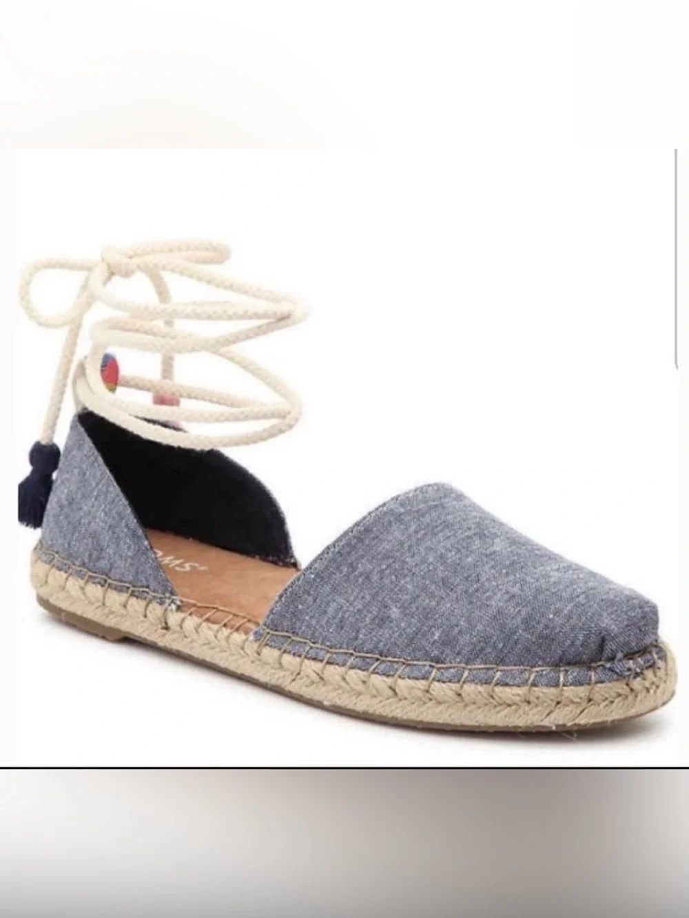 TOMS Women’s Katalina Chambray Espadrille